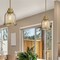 Z-Lite Burren 1 Light Mini Pendant, Heritage Brass And Clear Seedy 337MP-HBR - alternate 8